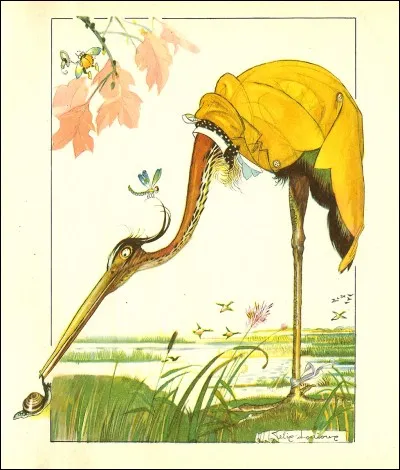 Quels sont les points communs du Héron et la fille ?