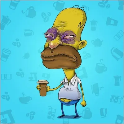 Si Bart fait les 400 coups le soir, Homer, lui, préfère s'amuser avec ses potes tout en buvant de la bonne bière (...) chez Moe acompagné de bons donuts.