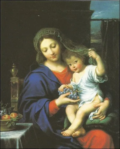 L'auteur de "La vierge à la grappe", dit le Romain, se nomme...