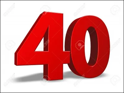 Comment dit-on ''40'' ?