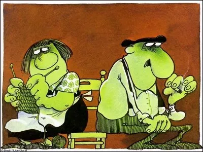 Cette B.D., publiée un temps dans Fluide Glacial, met en scène un couple ayant la cinquantaine, couple moyen, on peut s'y reconnaître : lui, il donne son avis sur tout même si sa culture est faible et elle, est naïve sur tout et se laisse convaincre.