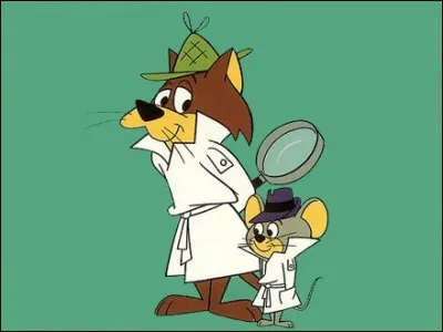 Un duo d'enquêteurs pas ordinaire qui met son nez un peu partout : la souris est en admiration devant le chef.