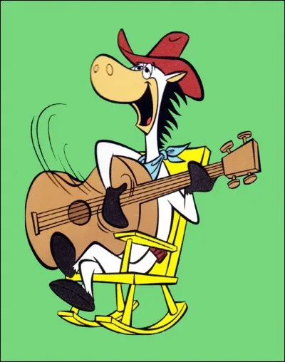 Un cheval qui porte un chapeau de cowboy rouge : c'est le shérif local et il tire mieux qu'il chante. Il est souvent assisté de Petit Trot.