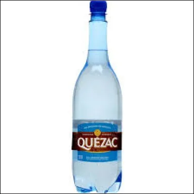 De quel département est originaire l'eau Quézac ?