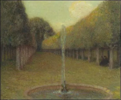 Qui a peint "Le jet d'eau' ?