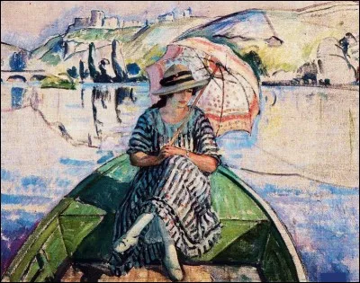 Qui a peint "Promenade sur l'eau" ?