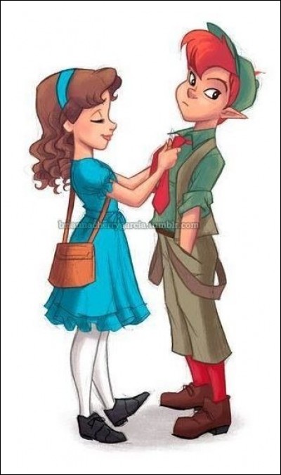 Qui est la jeune fille qui rhabille correctement Peter Pan ?