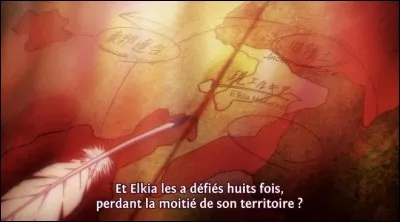 Pourquoi l'ancien roi d'Elkia a-t-il défié 8 fois la Fédération orientale alors qu'il perdait à chaque fois ?