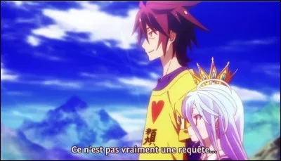 Qu'ont demandé implicitement les blancs à Miko juste avant la fin de l'anime ?