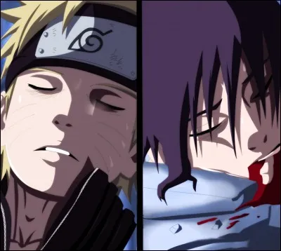 Qui sauve Naruto et Sasuke après leur combat durant la quatrième grande guerre ninja ?