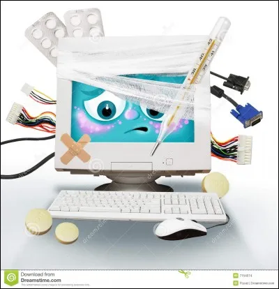 L'ordinateur de ma maman ne fonctionne plus.