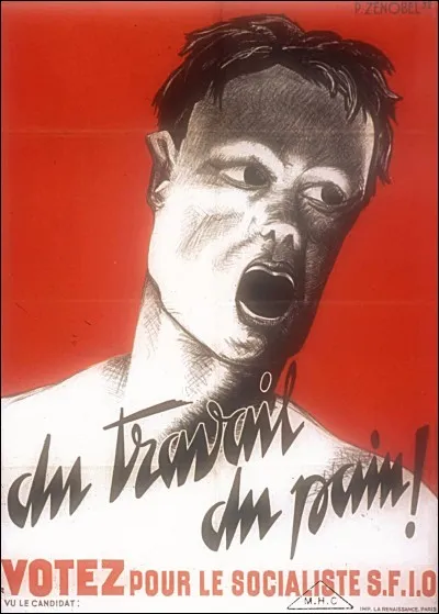 La SFIO d&eacute;fend des valeurs d&eacute;mocratiques.