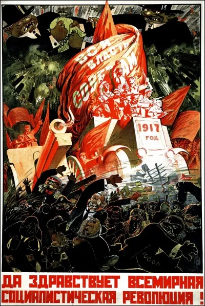 En octobre 1917, les socialistes s'emparent du pouvoir en Russie.