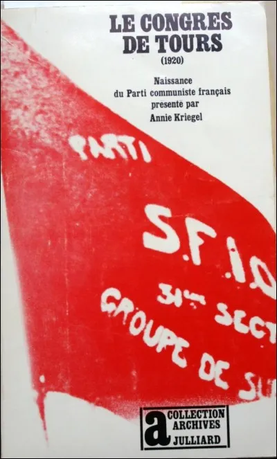 Le congr&egrave;s de Tours doit choisir la nouvelle orientation politique de la SFIO.