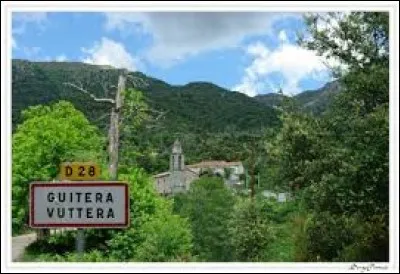 Village de l'arrondissement d'Ajaccio, Guitera-les-Bains se situe dans le département ...