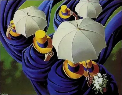 Qui est le peintre, par excellence, des parapluies ?