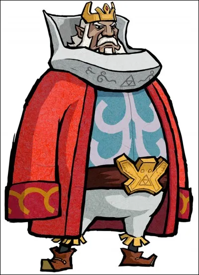 Comment s'appelle le roi d'Hyrule dans "The Legend of Zelda : The Wind Waker" ?