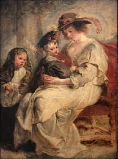 Qui a peint ce tableau intitulé "Hélène Fourment et deux de ses enfants" ?