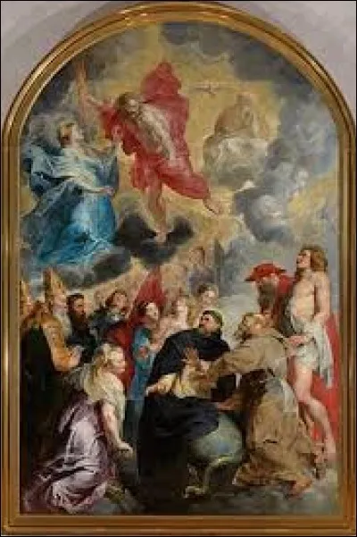 On termine avec ce tableau "Saint-Dominique et Saint-François préservant le monde de la colère du Christ". Qui l'a peint ?