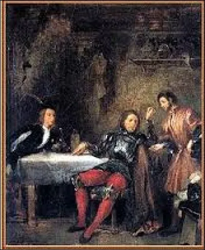 Qui a peint ce tableau intitulé "Quentin Durward et le Balafré" ?