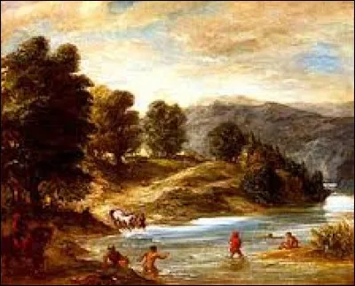 Pouvez-vous me dire qui a peint ce tableau "Les bords du fleuve Sebou" ?