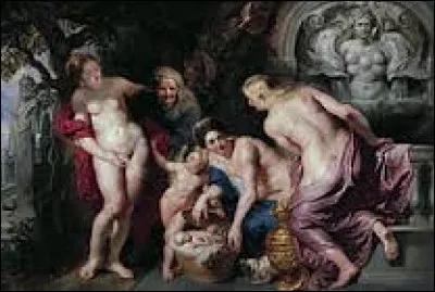 Lequel de ces deux peintre a réalisé ce tableau "Erichthonios découvert par les filles de Cécrops" ?