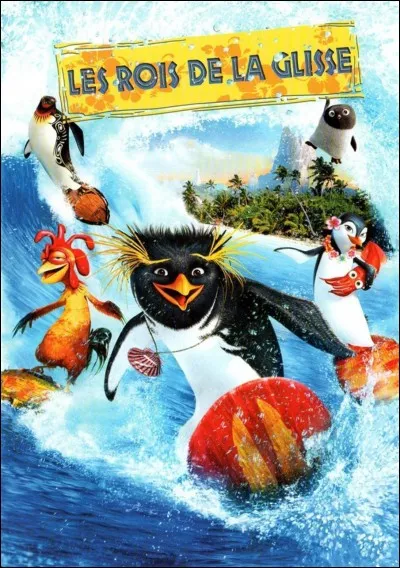 Comment s'appelle ce jeune manchot qui veut devenir un champion de surf dans le long métrage d'animation intitulé « Les rois de la glisse » ?