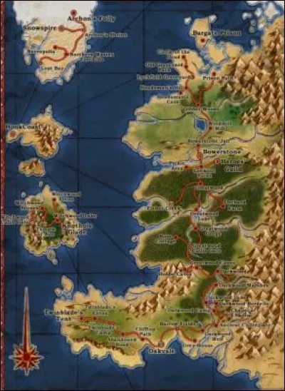 Comment s'appelle la terre où se situent les aventures de Fable ?