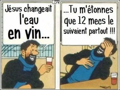 On le sait, Haddock détestait-l'eau, que buvait-il ?