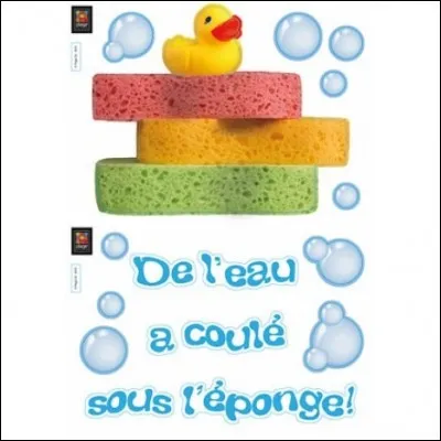 Où a coulé l'eau quand on parle d'un fait passé depuis longtemps ?