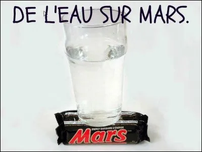 D'après les scientifiques, il y a de l'eau sur Mars :