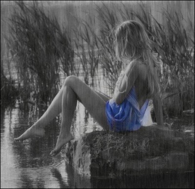 Qui chantait "Il pleut sur le jardin sur le rivage, et si j'ai de l'eau dans les yeux c'est qu'il me pleut sur le visage" ?