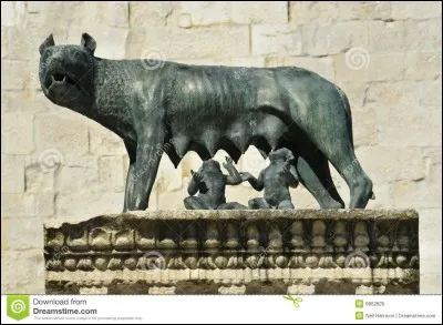 Comment s'appelaient les jumeaux célèbres qui furent nourris par une louve ?