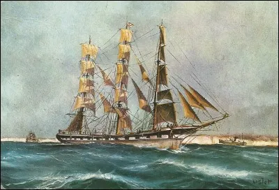 Ce trois-m&acirc;ts carr&eacute; fran&ccedil;ais est...