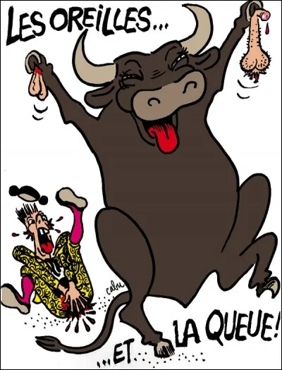 Tous les trois ont magnifiquement ridiculisé la corrida. A qui doit-on cette caricature ?