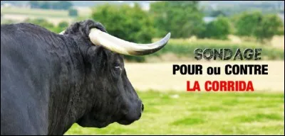 Selon un sondage Ifop réalisé en 2015, quel est le pourcentage des Français qui seraient favorables à la suppression des corridas avec mise à mort du taureau ?