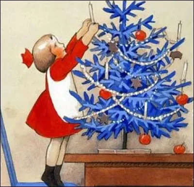 Cette illlustration ravissante est l'oeuvre de Rudolf Koivu. Pourquoi ce peintre a-t-il un prénom de circonstance pour Noël ?
