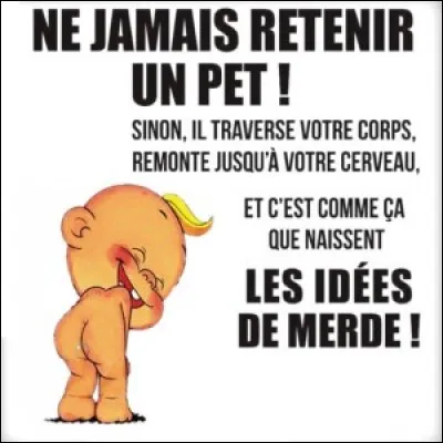 Il n'est que du vent, le symbole du rien. Louis Aragon écrivait : "Proust m'ennuie et je tiens Mr Giraudoux pour un pet de --- ." L'expression est : ça ne vaut pas un pet de ... ."