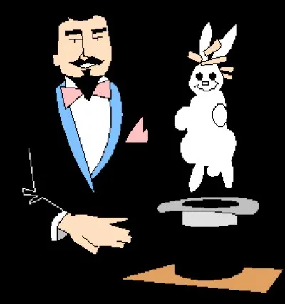 Se dit de quelque chose qui a disparu rapidement, fini, terminé. C'est une expression de prestidigitateur : "Passez ... , le tour est joué."