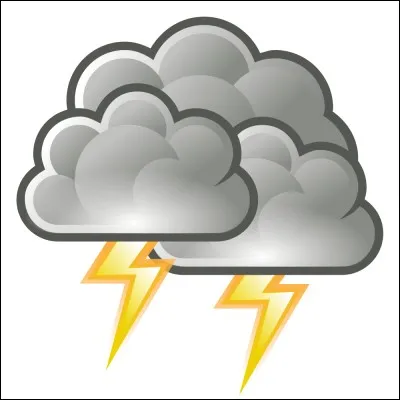 Quel phénomène météorologique cette image annonce-t-elle ?