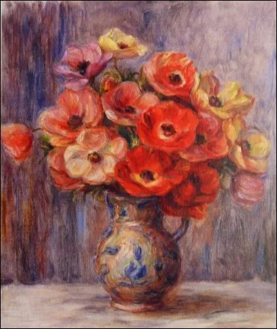 Qui a peint "Anémones" ?