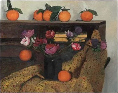 Qui a peint "Anémones et oranges" ?