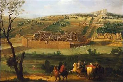 Quel chteau tait aliment en eau par cette machine de Rennequin Sualem ?