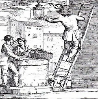 Au XIXe siècle, l'usage de l'éclairage au gaz se répandit à Paris. Qui allait dans les rues afin d'illuminer la ville ?