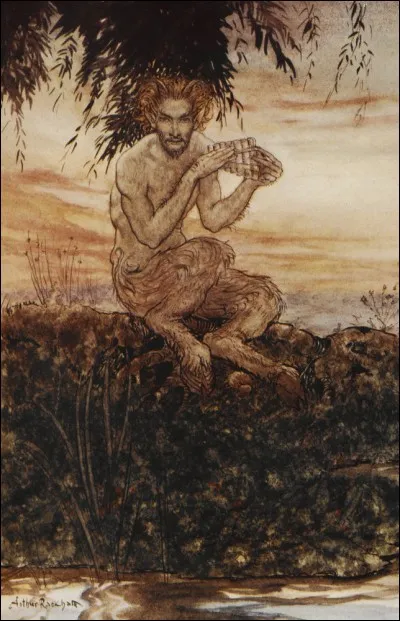 Quel illustrateur a produit cette uvre représentant Pan ?
