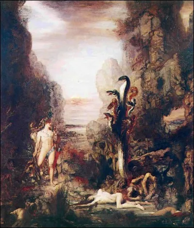Datant de 1876, cette toile de Gustave Moreau montre Hercule et l'hydre de Lerne. À quel mouvement artistique se rattache-t-elle ?