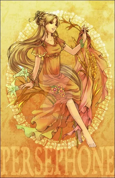 Fille de Cérès, j'amène le printemps quand je reviens sur Terre.