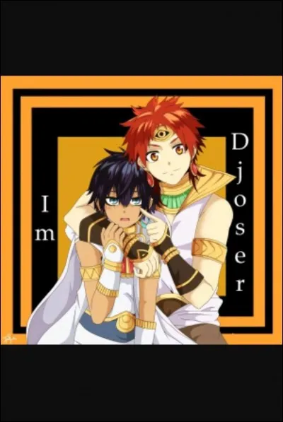 Quand Djeser devient méchant, qu'a-t-il sur le front ?