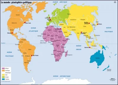 La péninsule de Taïmyr est le point le plus au Nord de quel continent ?
