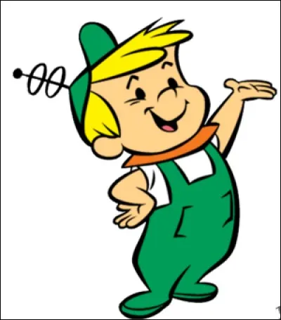 C'est le fils de cette famille futuriste qui se déplace en soucoupe volante : il a 8 ans et est très brillant et tout à fait charmant. Dans ce monde utopique, on travaille beaucoup moins, les robots font le ménage et l'on prend des capsules comme aliments.